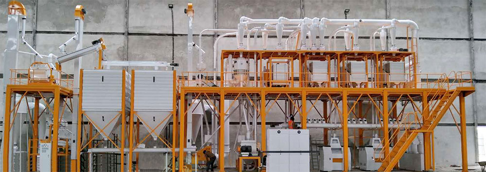 کارخانه آسیاب آرد ذرت با آسیاب رولری پنوماتیک