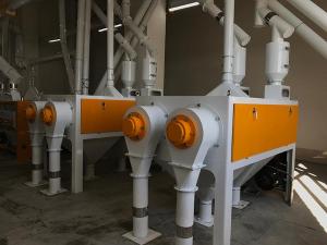 اسکرابر افقی گندم یا دستگاه تمیز کننده افقی گندم